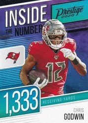 2020 Panini Prestige Inside the Numbers Chris Godwin #IN-CG card