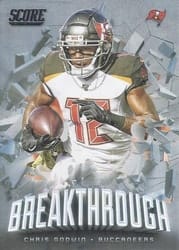 2020 Score Breakthrough Chris Godwin #B-CG card