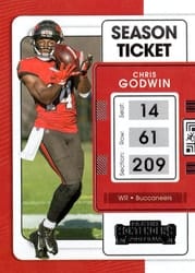 2021 Panini Contenders Base Set Chris Godwin #94 card