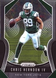 2019 Panini Prizm Base Set Chris Herndon IV #32 card