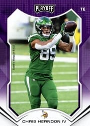 2021 Panini Playoff Base Set Chris Herndon IV #21 card
