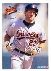 1994 Fleer Base Set Chris Hoiles #6 card