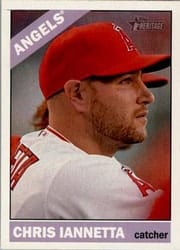 2015 Topps Heritage Base Set Chris Iannetta #193 card