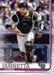 2019 Topps Base Set Chris Iannetta #346 card