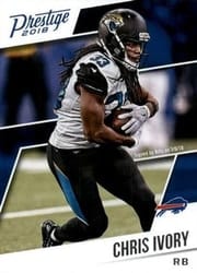 2018 Panini Prestige Base Set Chris Ivory #137 card