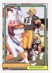 1992 Topps Base Set Chris Jacke #71 card