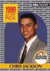 1990-91 Hoops Base Set Chris Jackson #392 card