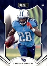2021 Panini Playoff Base Set Chris Johnson #74 card