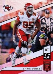 2019 Donruss Elite Base Set Chris Jones #100 card