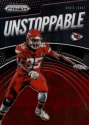 2019 Panini Prizm Unstoppable Chris Jones #7 card