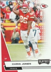 2020 Panini Playoff Base Set Chris Jones #87 card