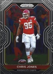 2020 Panini Prizm Base Set Chris Jones #125 card