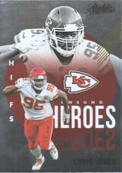 2021 Panini Absolute Unsung Heroes Chris Jones #8 card