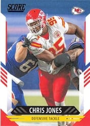 2021 Score Base Set Chris Jones #8 card