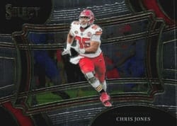 2023 Panini Select Base Set Chris Jones #348 card