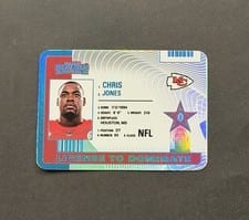 2024 Panini Contenders License to Dominate Chris Jones #30 card