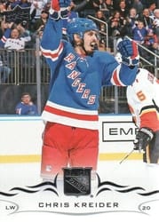 2018-19 Upper Deck Base Set Chris Kreider #376 card