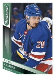 2019-20 Parkhurst Base Set Chris Kreider #69 card