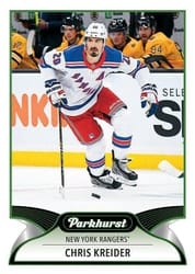 2021-22 Parkhurst Base Set Chris Kreider #153 card
