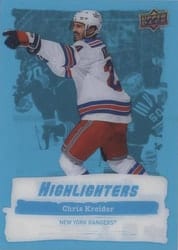 2022-23 Upper Deck Highlighters Chris Kreider #HL-22 card