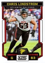 2023 Score Base Set Chris Lindstrom #41 card