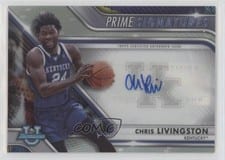 2022-23 Bowman University Chrome Prime Chrome Signatures Chris Livingston #PCS-CL card
