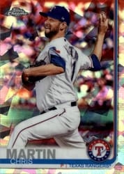 2019 Topps Chrome Sapphire Edition Base Set Chris Martin #357 card