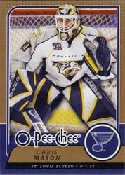 2008-09 O-Pee-Chee Base Set Chris Mason #443 card