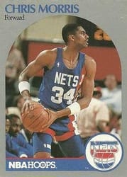 1990-91 Hoops Base Set Chris Morris #200 card