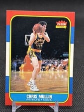 1986 Fleer Chris Mullin #77 card