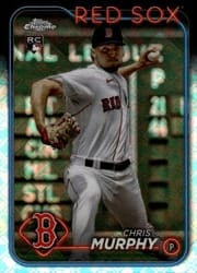 2024 Topps Chrome Logofractor Edition Base Set Chris Murphy #47 card