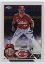2023 Topps Chrome Update Autograph Chris Okey #RA-COK card