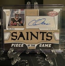 2022 Panini Certified Piece of the Game Chris Olave #PGS-CO card
