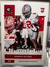 2022 Panini Chronicles Draft Picks Chris Olave #10 card