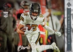 2022 Panini Chronicles Luminance Update Rookies Chris Olave #218 card