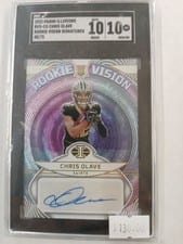 2022 Panini Illusions Rookie Vision Signatures Chris Olave #RVS-CO card