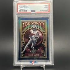 2022 Panini Legacy Destiny Chris Olave #D-10 card