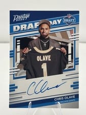 2022 Panini Prestige Draft Day Signatures Chris Olave #DDS-CO card