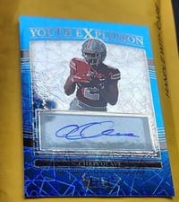2022 Panini Select Draft Picks Youth Explosion Signatures Chris Olave #YE-COL card