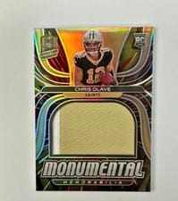 2022 Panini Spectra Monumental Memorabilia Chris Olave #MME-COL card