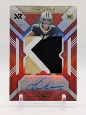 2022 Panini XR Rookie XL Swatch Autographs Chris Olave #RXA-CO card
