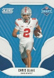 2022 Score NFL Draft Chris Olave #D10 card