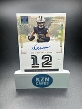 2024 Panini Impeccable Impeccable Jersey Number Autographs Chris Olave #8 card