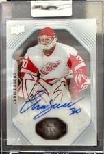 Chris Osgood 2024-25 Upper Deck Clear Cut 1999-00 UD Ice Gallery card