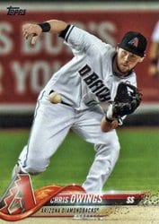 2018 Topps Base Set Chris Owings #122 card