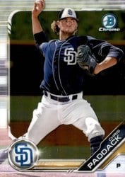 2019 Bowman Chrome Prospects Chris Paddack #BCP-55 card