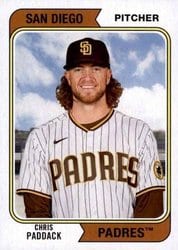 2020 Topps Archives Base Set Chris Paddack #105 card