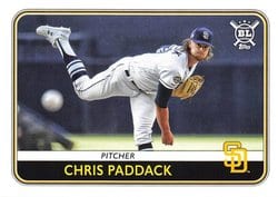 2020 Topps Big League Base Set Chris Paddack #172 card
