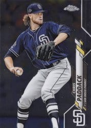 2020 Topps Chrome Base Set Chris Paddack #39 card
