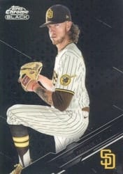 2020 Topps Chrome Black Base Set Chris Paddack #8 card